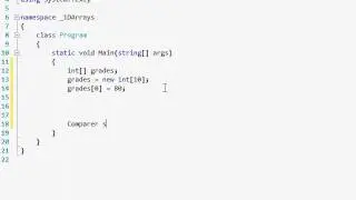 C# Tutorial 14 - 1D Arrays