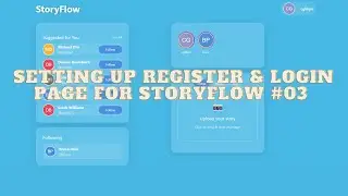Building an Instagram/WhatsApp-style Story 03:Setting Up Registration & Login Page