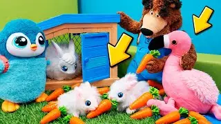 &Ccedil;iftlikte G&uuml;naydın! Tavşan, Flamingo ve Penguen Bakımı