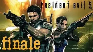 Resident Evil 5 [HD] Splitscreen Co-op Playthrough part 17 (Final Boss - Uroboros Wesker) [Final]