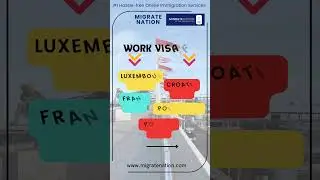 Easy Work Visa Countries in 2024 | Europe Work Permit Visa #workvisa #europejobs #shortsfeed