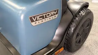 🔵 NEW Pride Mobility Victory Platinum Scooter! 🚀 EZ Turn Technology & More | MedTrade 2025