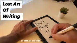 The Lost Art of Writing ✍️