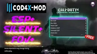Cod4x-Mod: ESP HACK 22.1 | FREE | Steam PC | 100% Online | Join Discord!
