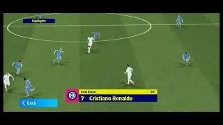 Cristiano Ronaldo 🔥 Dribble + Shoot = Gol PES Mobile! #shorts
