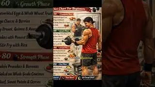Build Muscle From Day One: The Ultimate Beginner MuscleBuilding Diet Chart (Simple & Proven) #shorts