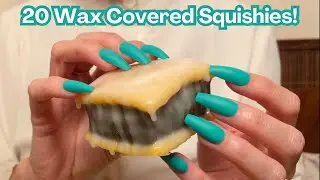 ASMR * Wax Covered Squishy Cracking & Tapping!! * No Talking