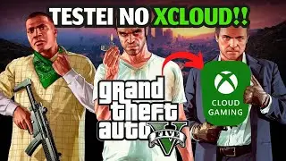 TESTEI!! GTA 5 no XCLOUD em 2025!! COMO EST&Atilde;O as FILAS e o LAG?