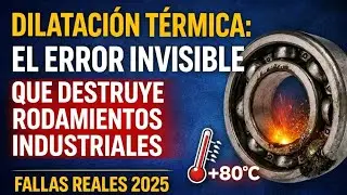 Dilataci&oacute;n T&eacute;rmica: El Error Invisible que Destruye Rodamientos Industriales | Fallas Reales 