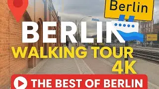 Berlin Walking Tour 4K 🚶 | Explore Streets, Trams & History