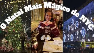 O Natal Mais Mágico de NYC ✨ Saks, Rockefeller & Jantar Especial