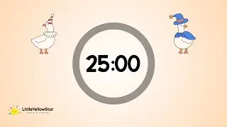 Cute Silly Goose Timer &ndash; 25 Minute Countdown with Music for Kids | Cute Classroom Timer