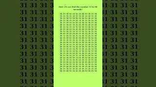 Find the Hidden 13! | Number Puzzle Challenge