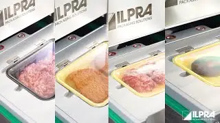 ILPRA Semi Automatic Tray Sealer - Vacuum Gas - Meat Packaging- FoodPack Basic