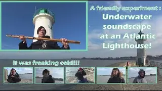 Underwater soundscape of an Atlantic lighthouse, La Flotte, Île de Ré
