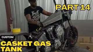 Casket Gas Tank Arrived! Trusting the Process on This Crazy Build ⚙️💀🏍️