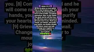 James 4:6-9 #godsays #bibleverse #affirmations #manifestation #motivation #love #biblepassage
