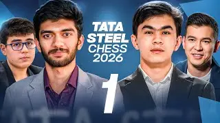 Sindarov vs Gukesh, Abdusattorov vs Erdogmus | TATA STEEL CHESS 2026