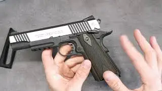 [KWC / Cybergun] Colt 1911 rail gun dual tone (fr)