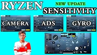 BTR Ryzen new update sensitivity 2021 + claw controls | pubg mobile
