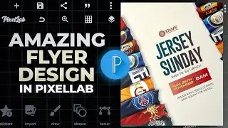 Create an Amazing Church Flyer Design in Pixellab | Mobile Graphic Tutorial