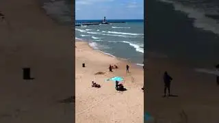 Red Flag warning in Michigan City today. Lots of alerts along the coast #mnwx #firstalert
