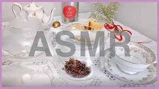 [ASMR]🌸Spring Tea Time with Jazz🌸/봄날의 티타임 asmr_J&J Homecafe🎼