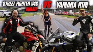 Voy contra mi deportiva favorita!! Street Fighter V4S VS YAMAHA R1M!!