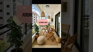 Small Balcony Seating Ideas| Swing, Bench, Foldable Chairs & Floor Cushions| Budget Balcony Makeover