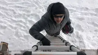 Off Grid Winter Camping at the Tree House -Part 1