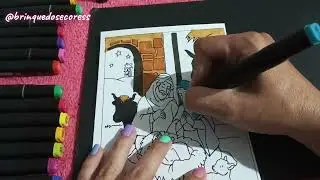 COLORINDO PRESÉPIO | ASMR SATISFATÓRIO