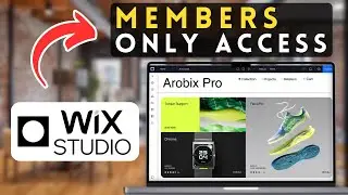How to Add Members Only Access in Wix Studio | Wix Studio Tutorial (2025)