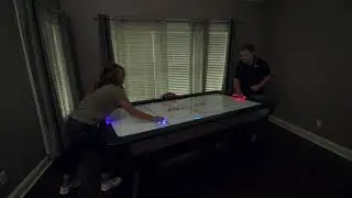 Atomic Top Shelf 7.5&rsquo; LED Illuminated Air Hockey Table