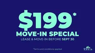 Summit At Champions Apartment's Summer of Savings! July-September 2020 Move-in Special