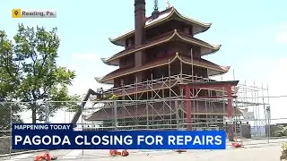 Reading Pagoda closes for repairs; people asked to avoid area atop Mount Penn