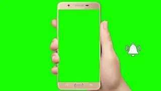 Hand touch green screen no copyright
