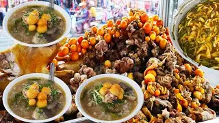 Evening Street Food, Eating Street Foods @ Ta Khmao Riverside Park, Cambodian Street Food