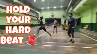 Playing badminton with friend 🤯 #badminton #badmintonlovers #badmintonvlog #vlogging #youtube #vlogs