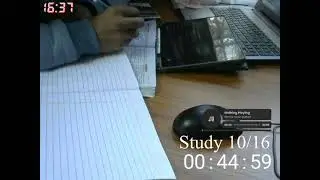 day 1: study with me: 16 hours pomodoro (50/10) 📚