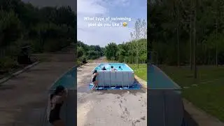 What type of swimming pool do you like ?🤩IPOOLGO inflatable swimming pool above ground pool