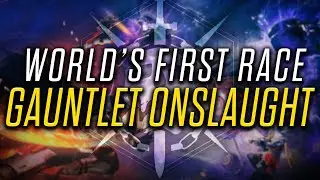 Destiny Rising - GAUNTLET ONSLAUGHT ECLIPSE WORLDS FIRST RACE! RAID ZONE BY @evanf1997 & @cbgray #ad