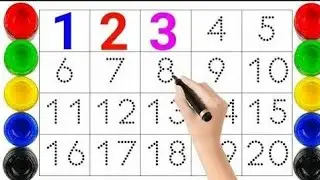 Считаем 1234, Числа для детей, Считаем 123 для малышей || Считаем от 1 до 20, Дошкольный возраст ...