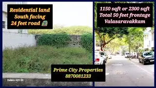 Residential Land Sale in Valasaravakkam, Chennai 🆔2327  #landforsale #landsaleinchennai #land #house