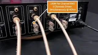 OSD NERO XA5180 Class H 240W 5x Channel Home Theater Amplifier Details Video!