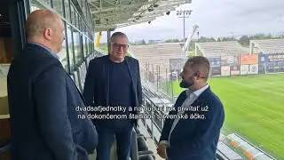 Dostavba Košickej futbalovej arény je v plnom prúde