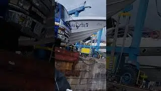 new Mizzen mast step, re-stepping day, April 2022