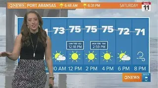 Corpus Christi and Port Aransas beach forecast for spring break