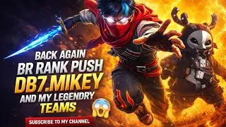 I AM BACK AGAIN FOR A NEW VIDEO BR RANK PUSH WITH MY FRIENDS 😁 #freefire #garenafreefire #gaming 