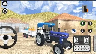Tractor wala Game 3d- Farming Game: New Tractor Trolley Game #17  Andriod gameplay 