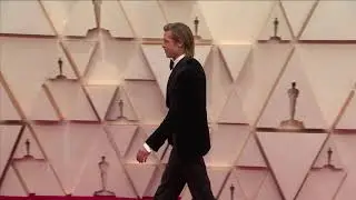 Oscars 2020 Arrivals: Brad Pitt | ScreenSlam